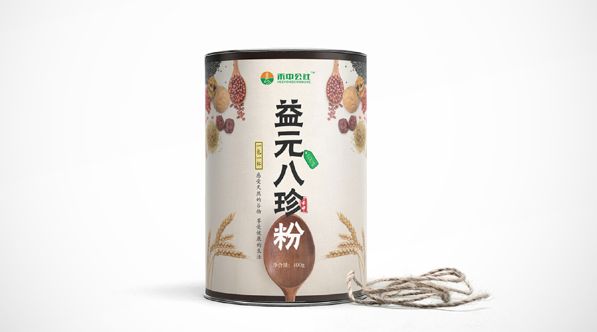 食材品牌設計策劃|禾中公社粥包裝設計